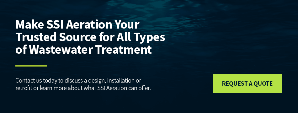 Make SSI Aeration Your Trusted Source for All Types of Wastewater Treatment 