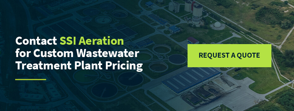 Contact SSI Aeration, Inc. for Custom Wastewater Treatment Plant Pricing